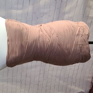 Women's BCBG Maxazria 'Malinda' Taupe Semi Sheer Bandage Dress Sz 8